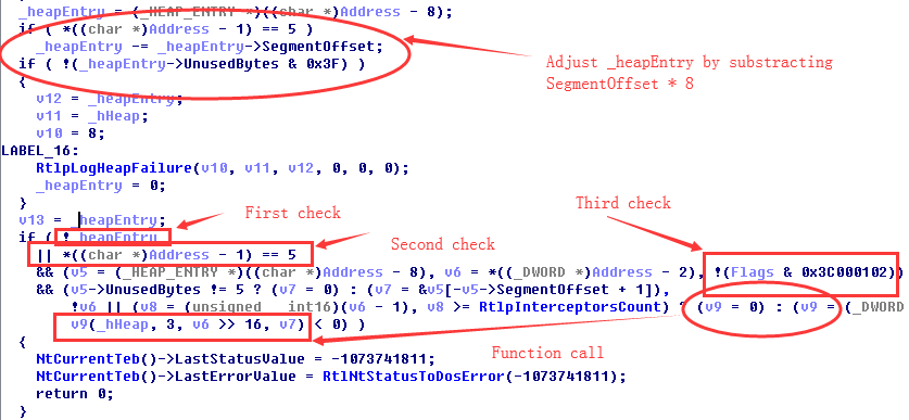 释放堆块时的判断 img